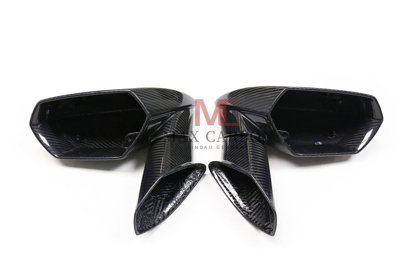 Coques de rétroviseurs de rechange MC MAX CARBON Performance adaptées pour Lamborghini Huracán 2014 à 2020 