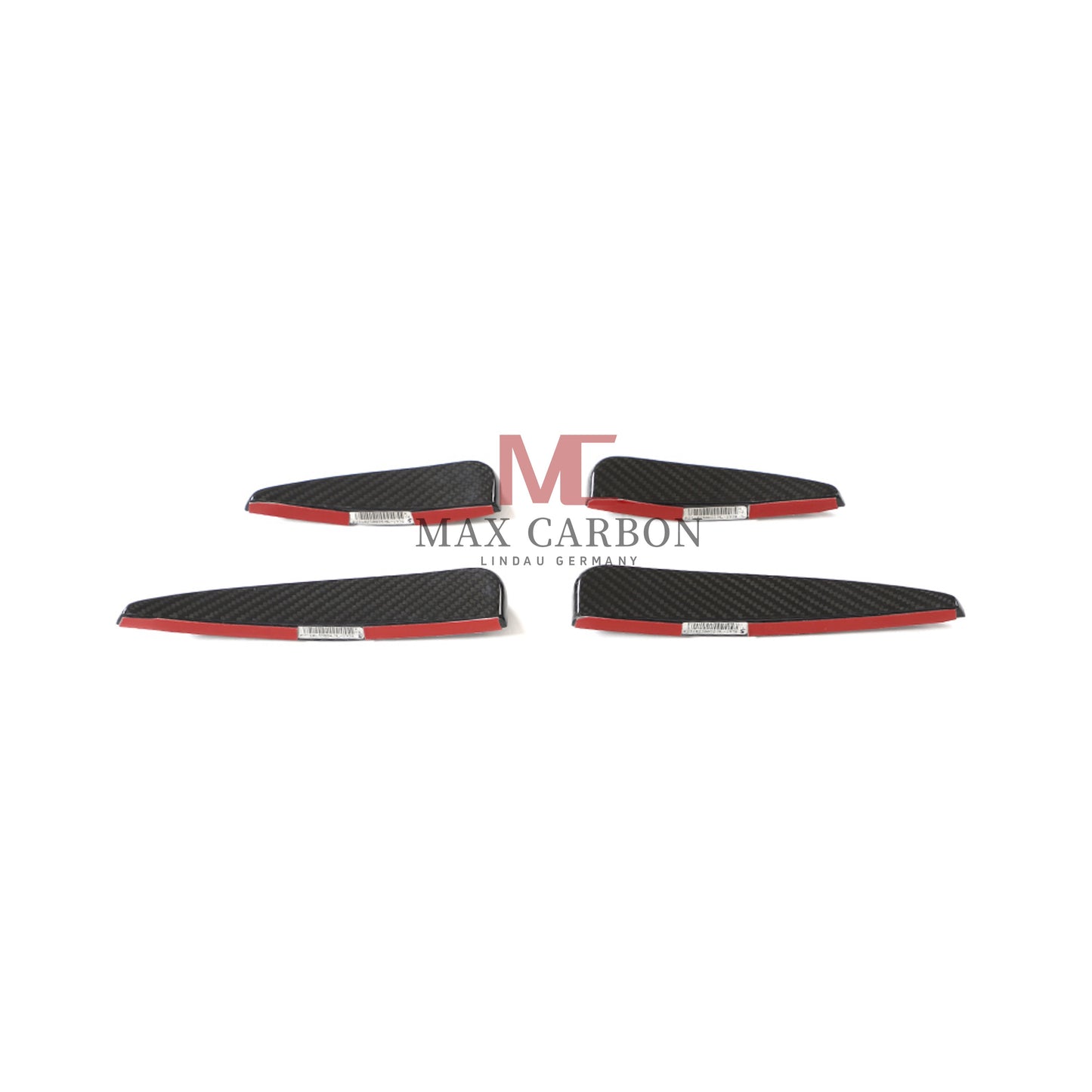 Canards MC MAX CARBON DRY CARBON Performance AERO FLICKER FLAPS sur mesure pour Audi R8 4S 