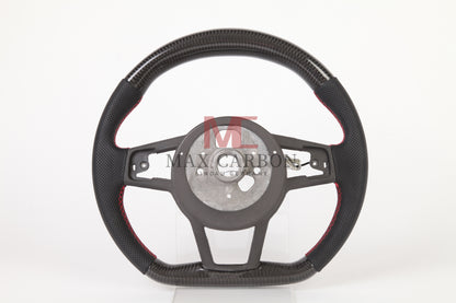 MC MAX CARBON Performance Dry Carbon Smart Steering Wheel LED Sport for Audi R8 4S