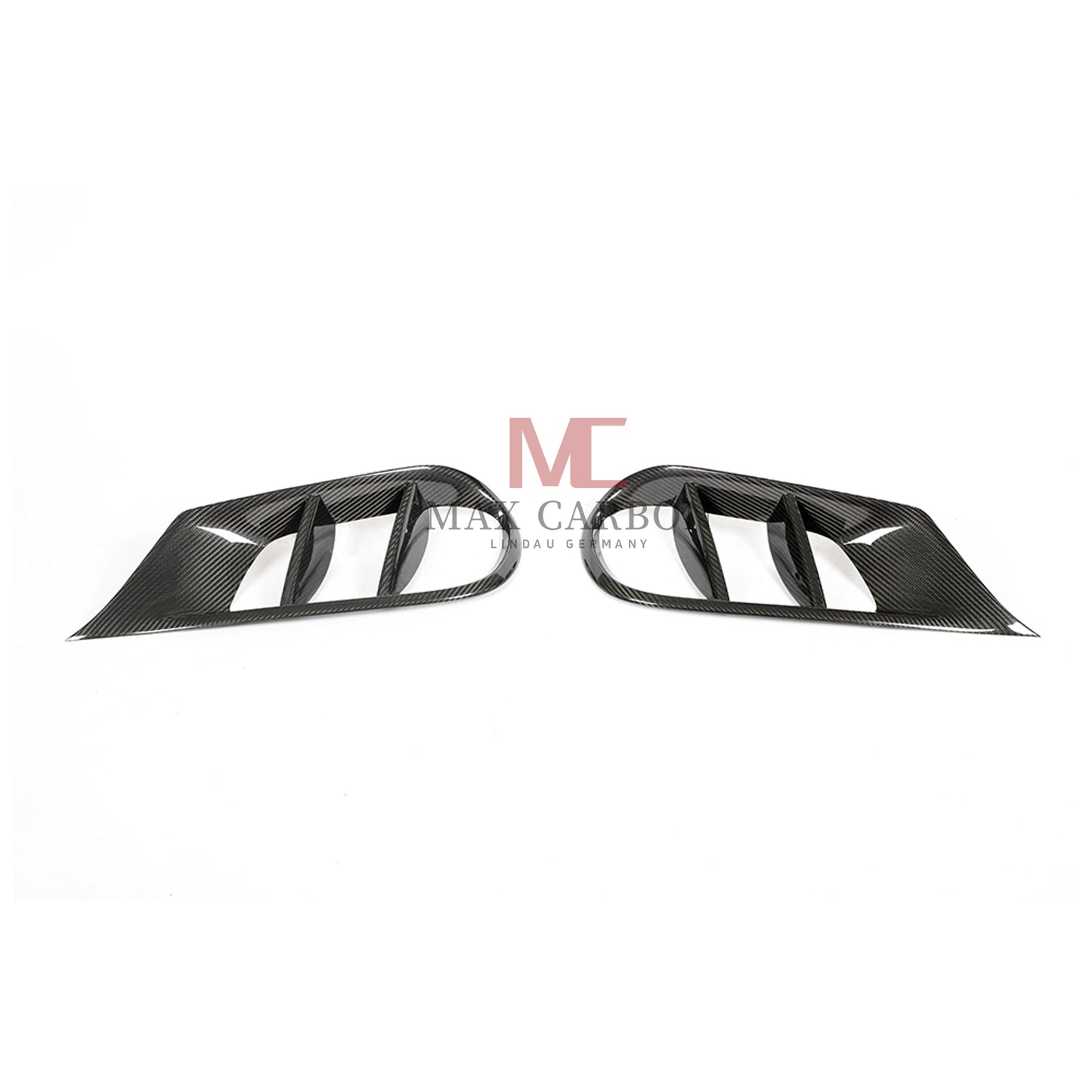 MC Performance for Mercedes Benz E Class W212 S212 Carbon Fiber Front Bumper Vent Trims
