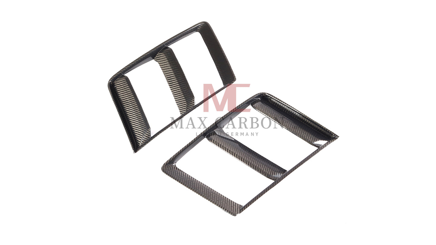 Prises d'air préimprégnées MC MAX CARBON DRY CARBON sur l'avant pour Audi R8 4S avant LCI 