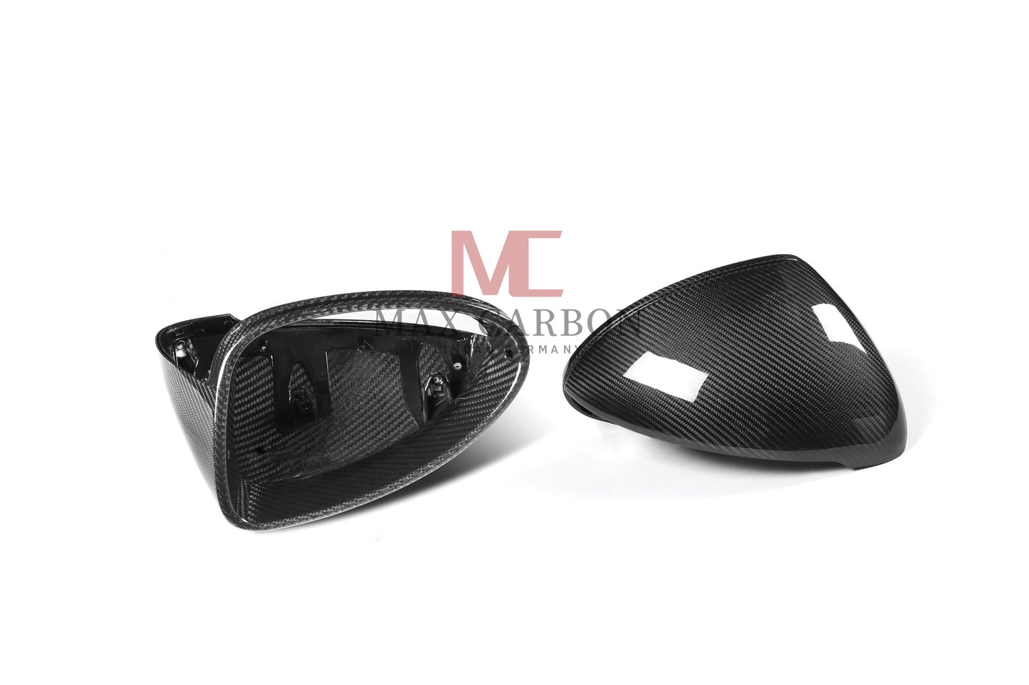 Coques de rétroviseurs de rechange MC Performance MAX CARBON pour Porsche Cayenne 958.2 92A de 2014 à 2017 