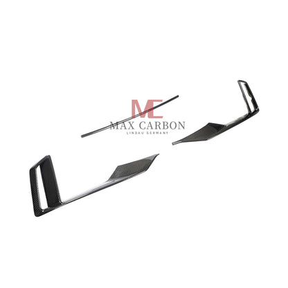 MC Performance Dry Carbon Fiber Front Bumper Scoop Trims for Audi RS3 8V 
