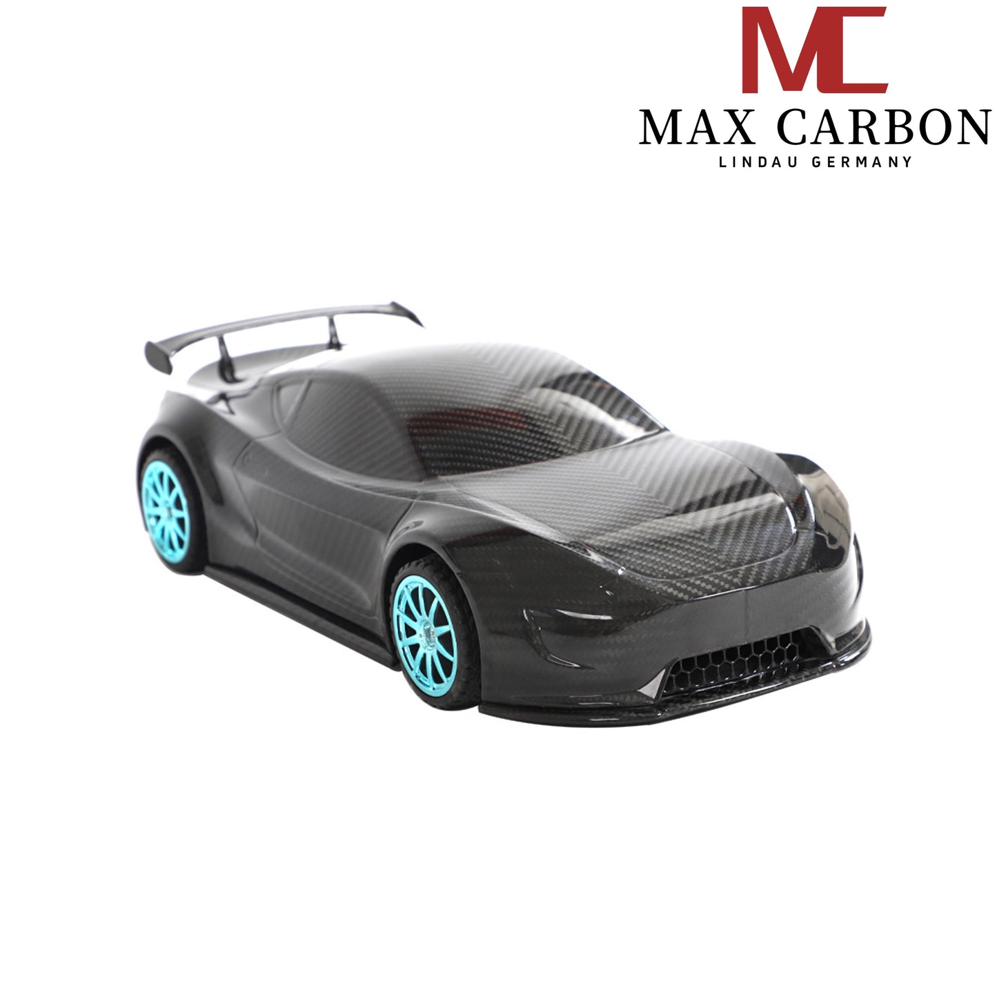 MAX CARBON Lifestyle Real Carbon Forged Carbon Hybrid Carbon Model Car made of Dry Carbon Prepreg 1:18 Sports Car Design Model Car