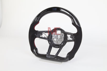 MC MAX CARBON Performance Dry Carbon Smart Steering Wheel LED Sport for Audi R8 4S