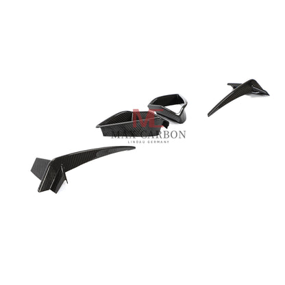 MC MAX CARBON DRY CARBON PREPREG Front Panels AERO FLICKER for BMW G14 G15 G16 M850i 