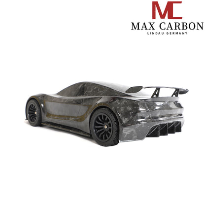 MAX CARBON Lifestyle Real Carbon Forged Carbon Hybrid Carbon Model Car made of Dry Carbon Prepreg 1:18 Sports Car Design Model Car