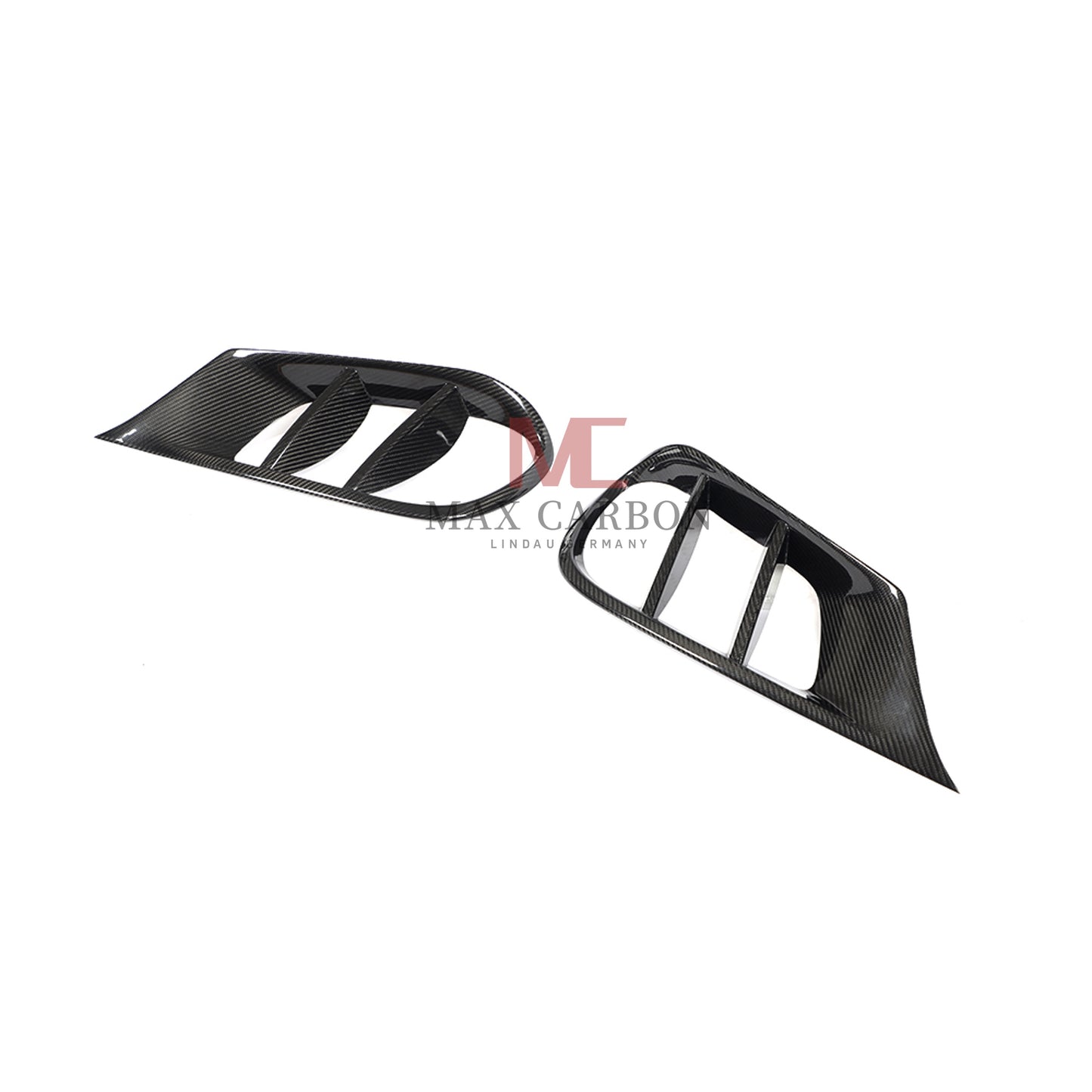 MC Performance for Mercedes Benz E Class W212 S212 Carbon Fiber Front Bumper Vent Trims