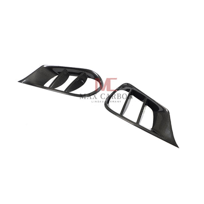 MC Performance for Mercedes Benz E Class W212 S212 Carbon Fiber Front Bumper Vent Trims