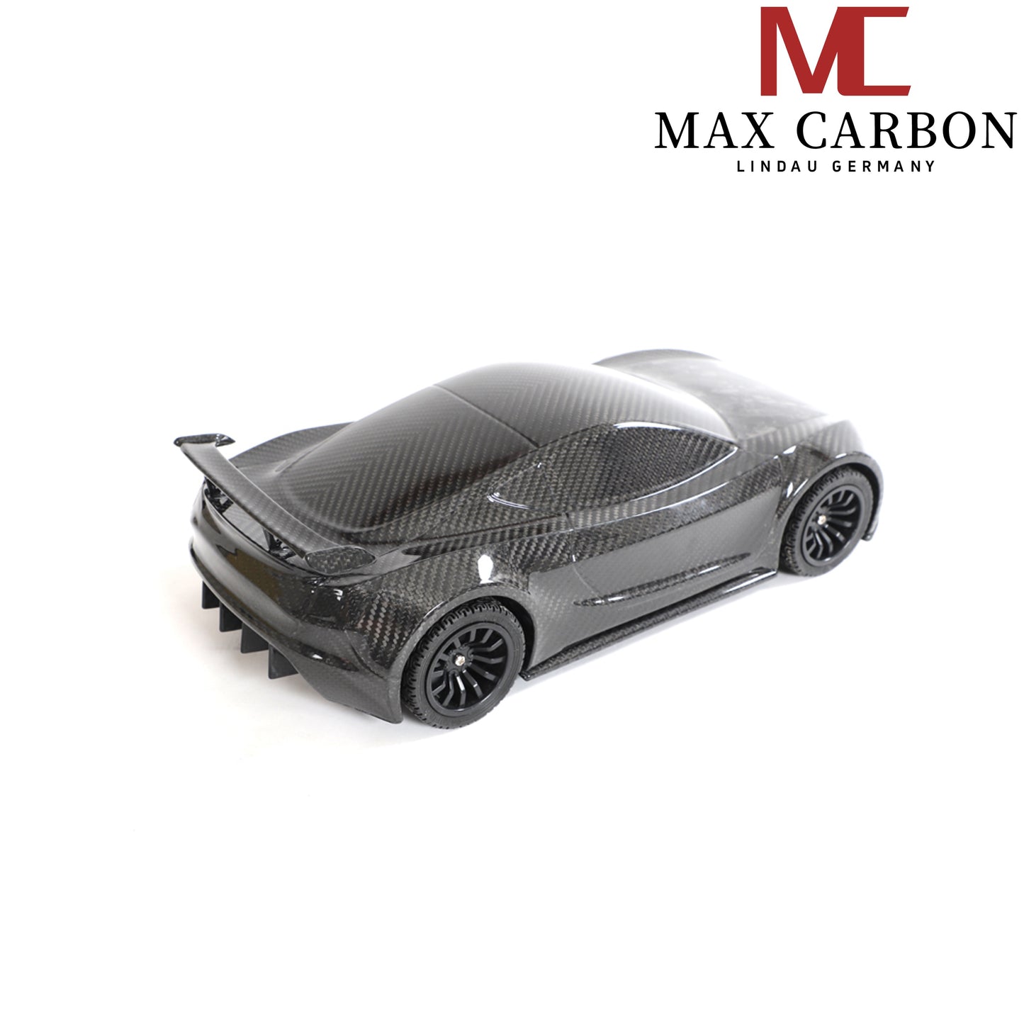 MAX CARBON Lifestyle Real Carbon Forged Carbon Hybrid Carbon Model Car made of Dry Carbon Prepreg 1:18 Sports Car Design Model Car