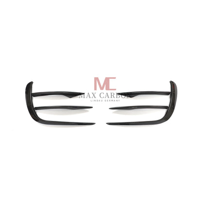 MC Performance 6PCS Carbon Front Bumper Canards for Mercedes Benz E Class W213 S213 E300 E350 E400 E450