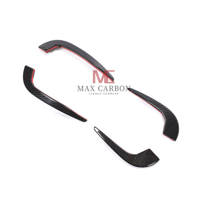 MC Performance Dry Carbon AERO FLICKER Flaps Front canards attachment for AUDI RS3 8V 