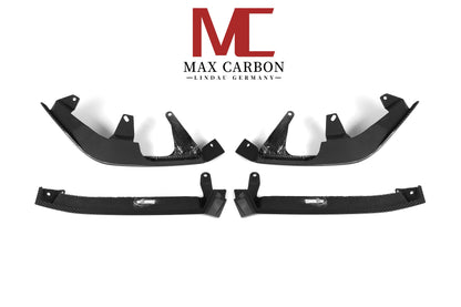 Fixation avant de lèvre avant préimprégnée de carbone sec MC MAX CARBON pour BMW série 5 G60 G61