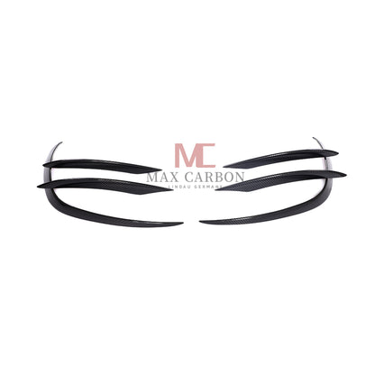 MC MAX CARBON Performance W205 C205 A205 S205 Front Bumper Canards for Mercedes Benz C Class Sport 