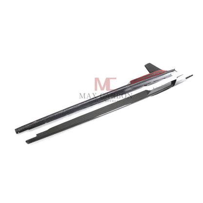 Bavettes de jupe latérale MC MAX CARBON DRY CARBON Performance sur mesure pour Audi R8 4S 