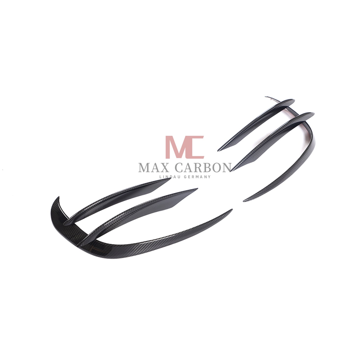 MC MAX CARBON Performance W205 C205 A205 S205 Front Bumper Canards for Mercedes Benz C Class Sport 