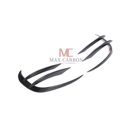 MC MAX CARBON Performance W205 C205 A205 S205 Front Bumper Canards for Mercedes Benz C Class Sport 