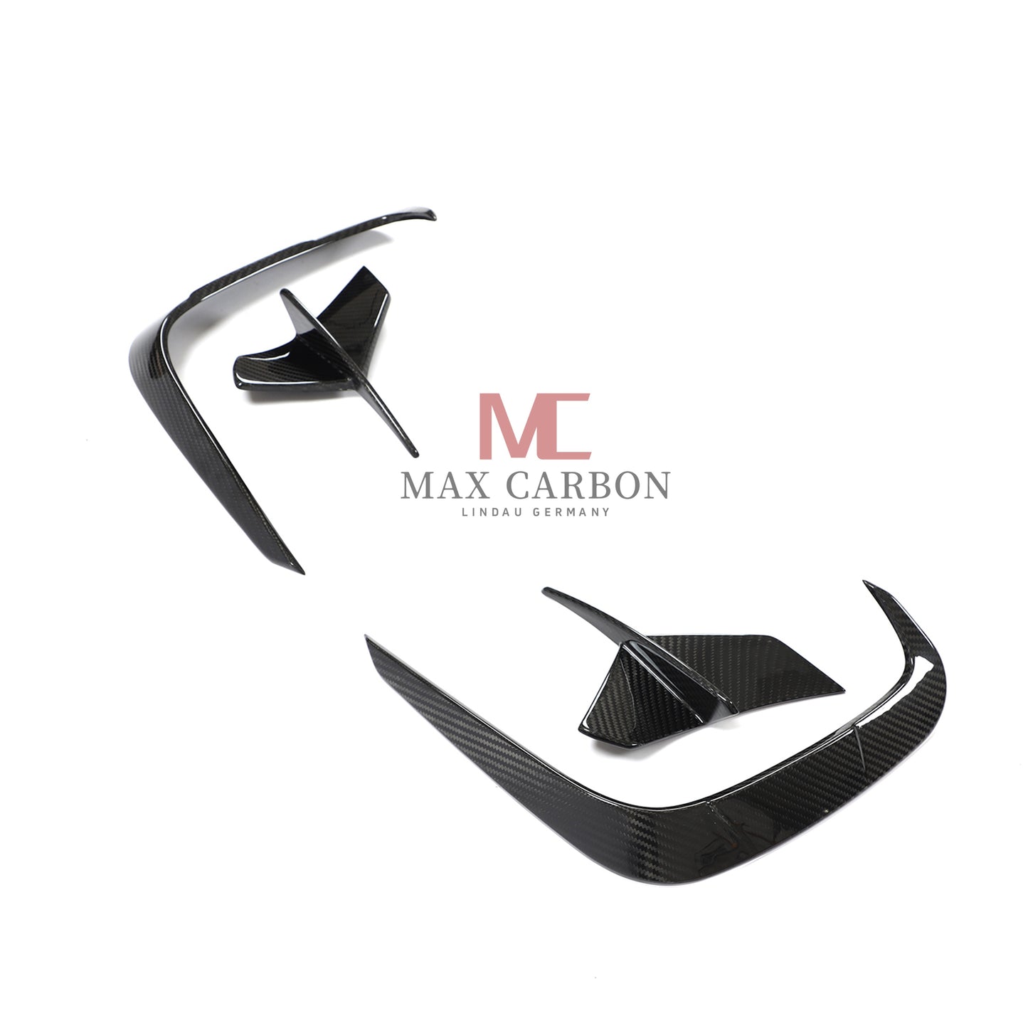 MC MAX CARBON DRY CARBON PREPREG rear panels AERO FLICKER for BMW G14 G15 M850i