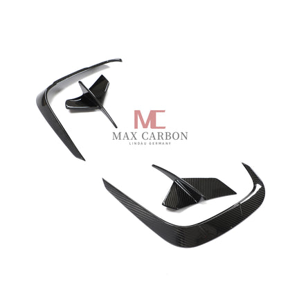 MC MAX CARBON DRY CARBON PREPREG rear panels AERO FLICKER for BMW G14 G15 M850i
