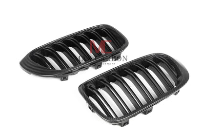 MC MAX CARBON Performance Grille Grill Replacement for BMW X3 LCI F25 X4 F26 