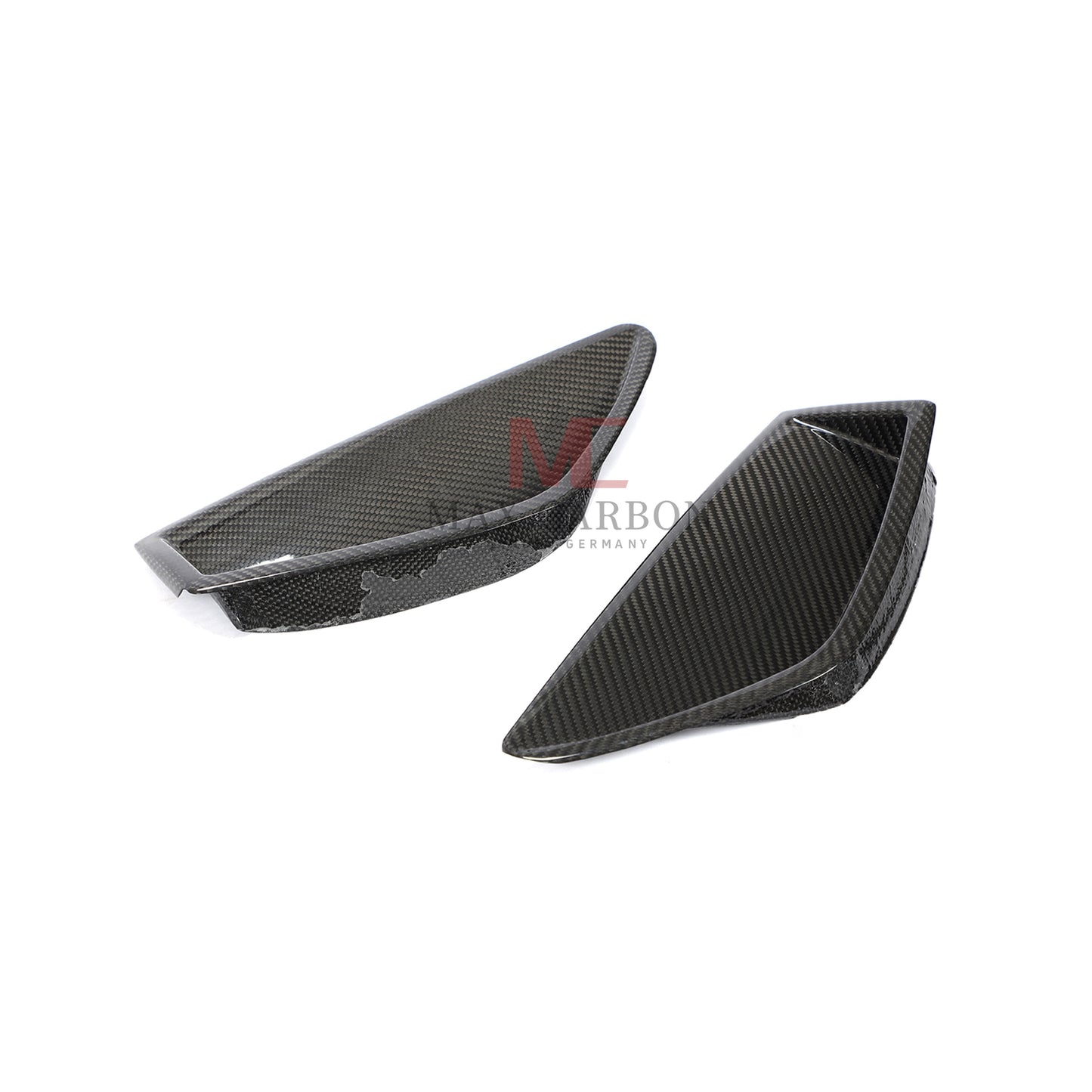 MC MAX CARBON Performance Fiber Front Bumper Scoop Trims for Audi RS6 Avant Wagon 