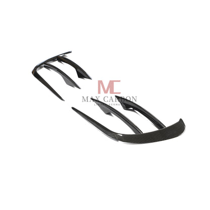 MC Performance 6PCS Carbon Front Bumper Canards for Mercedes Benz E Class W213 S213 E300 E350 E400 E450