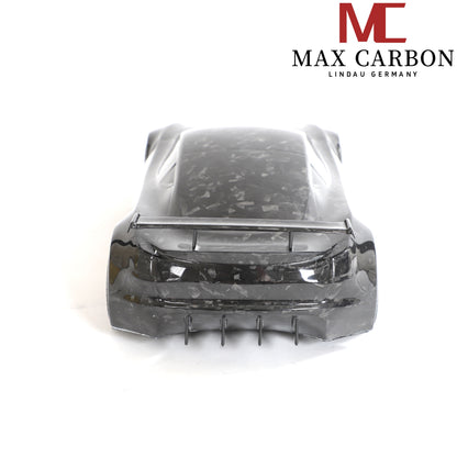 MAX CARBON Lifestyle Real Carbon Forged Carbon Hybrid Carbon Model Car made of Dry Carbon Prepreg 1:18 Sports Car Design Model Car