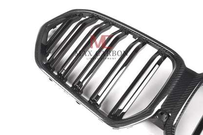 MC MAX CARBON Dry Carbon Performance Grille Grill Replacement for BMW X6 G06 X6M F96 