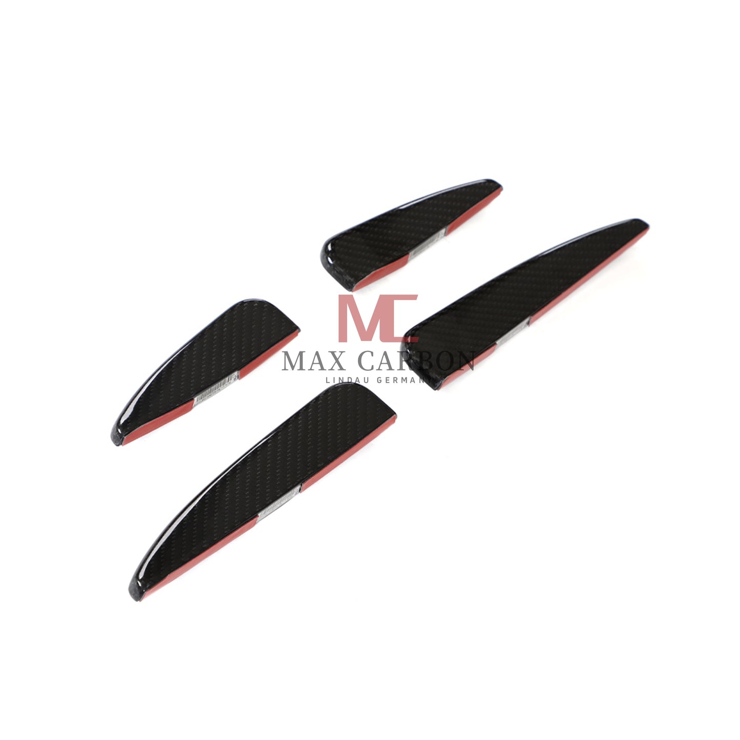 Canards MC MAX CARBON DRY CARBON Performance AERO FLICKER FLAPS sur mesure pour Audi R8 4S 