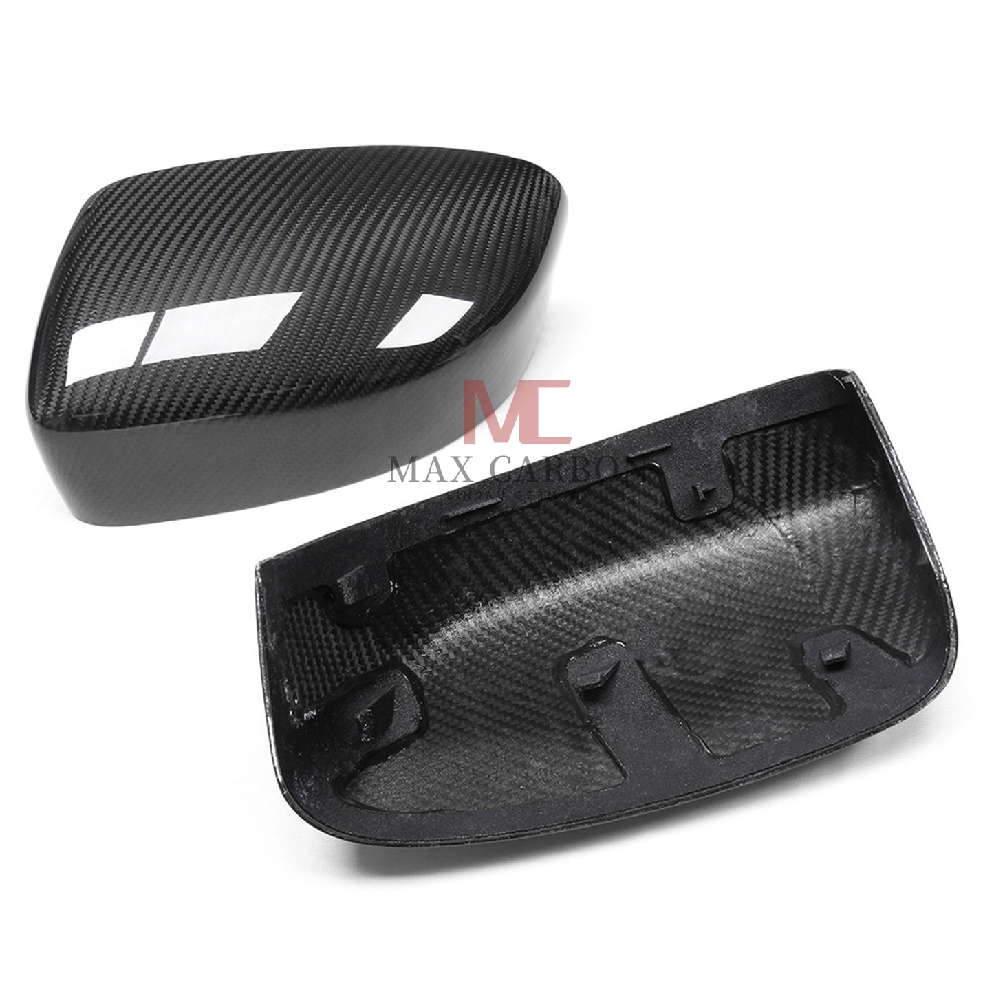 MC MAX CARBON Performance Ersatz Spiegelkappen Mirror Caps für Maserati Levante M161 GT GTS Trofeo Modena