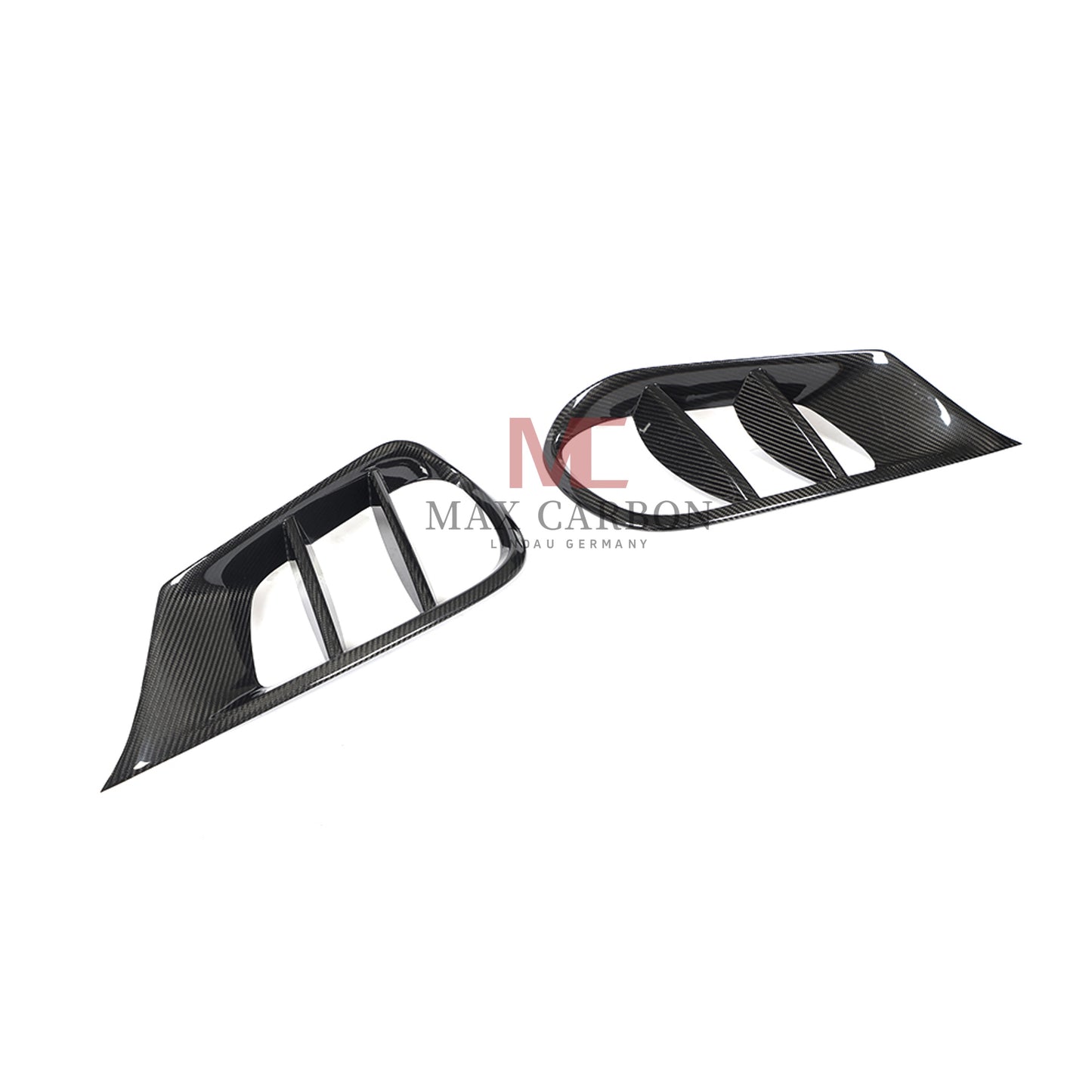 MC Performance for Mercedes Benz E Class W212 S212 Carbon Fiber Front Bumper Vent Trims