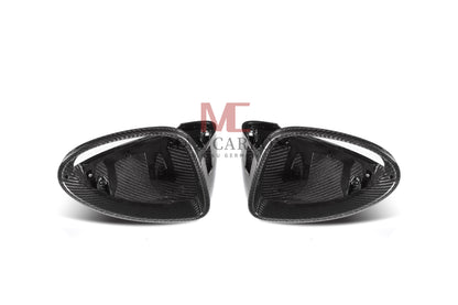 Coques de rétroviseurs de rechange MC Performance MAX CARBON pour Porsche Cayenne 958.2 92A de 2014 à 2017 