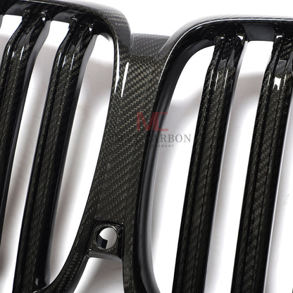 MC MAX CARBON Dry Carbon Performance Grille Grill Replacement for BMW X5 X5M G05 F95 before LCI 