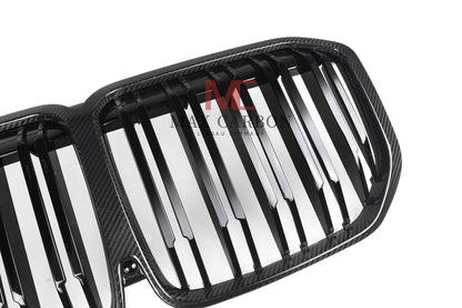 MC MAX CARBON Dry Carbon Performance Grille Grill Replacement for BMW X7 G07
