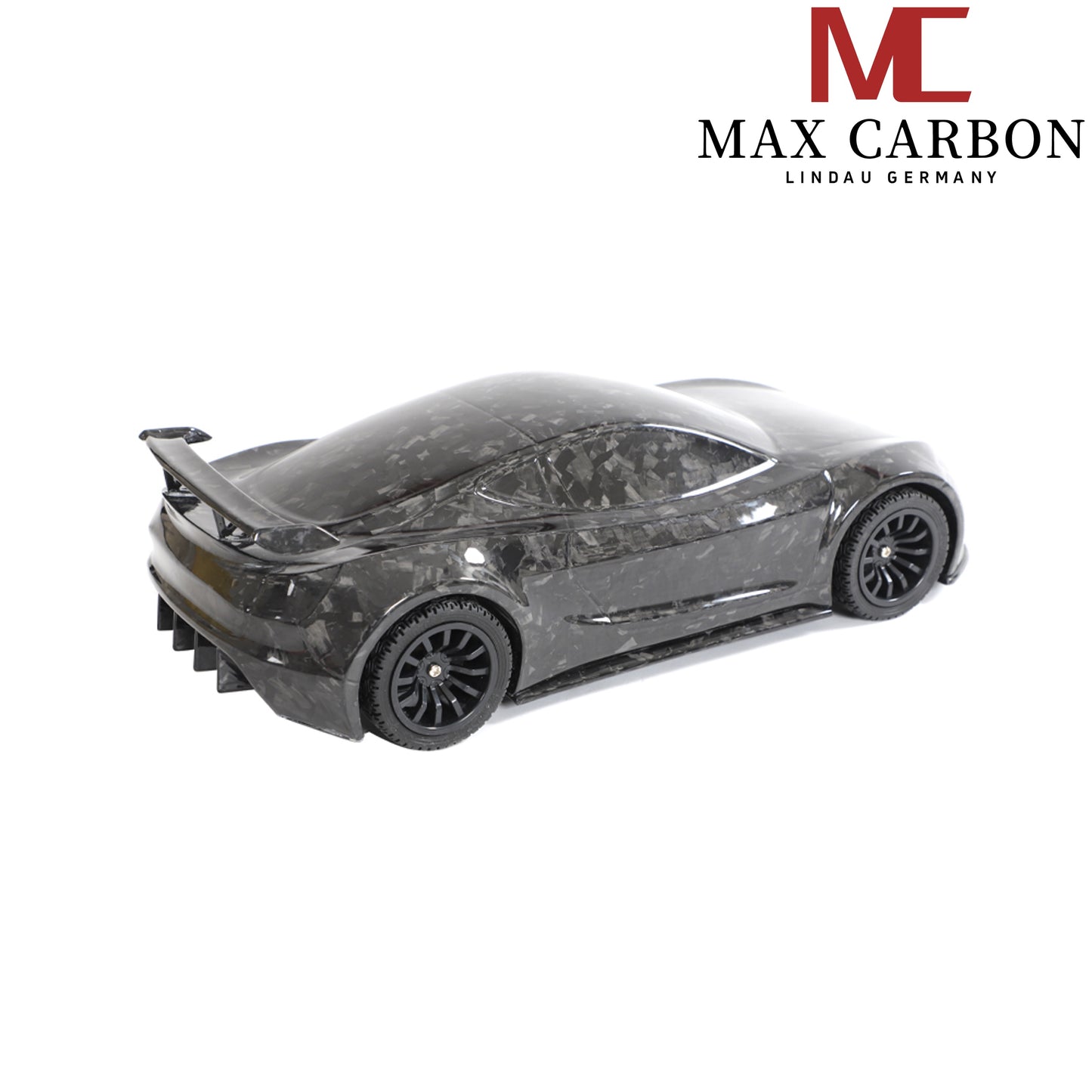 MAX CARBON Lifestyle Real Carbon Forged Carbon Hybrid Carbon Model Car made of Dry Carbon Prepreg 1:18 Sports Car Design Model Car