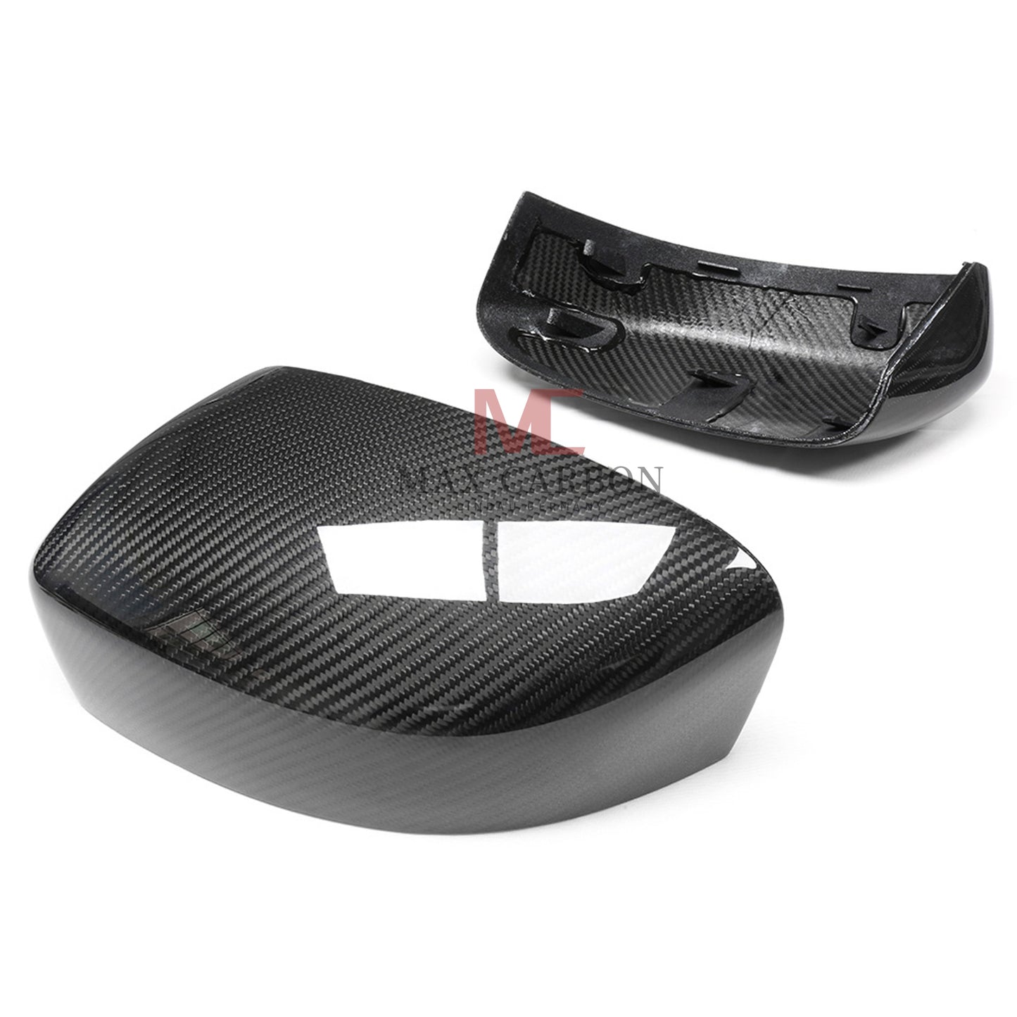 MC MAX CARBON Performance Ersatz Spiegelkappen Mirror Caps für Maserati Levante M161 GT GTS Trofeo Modena