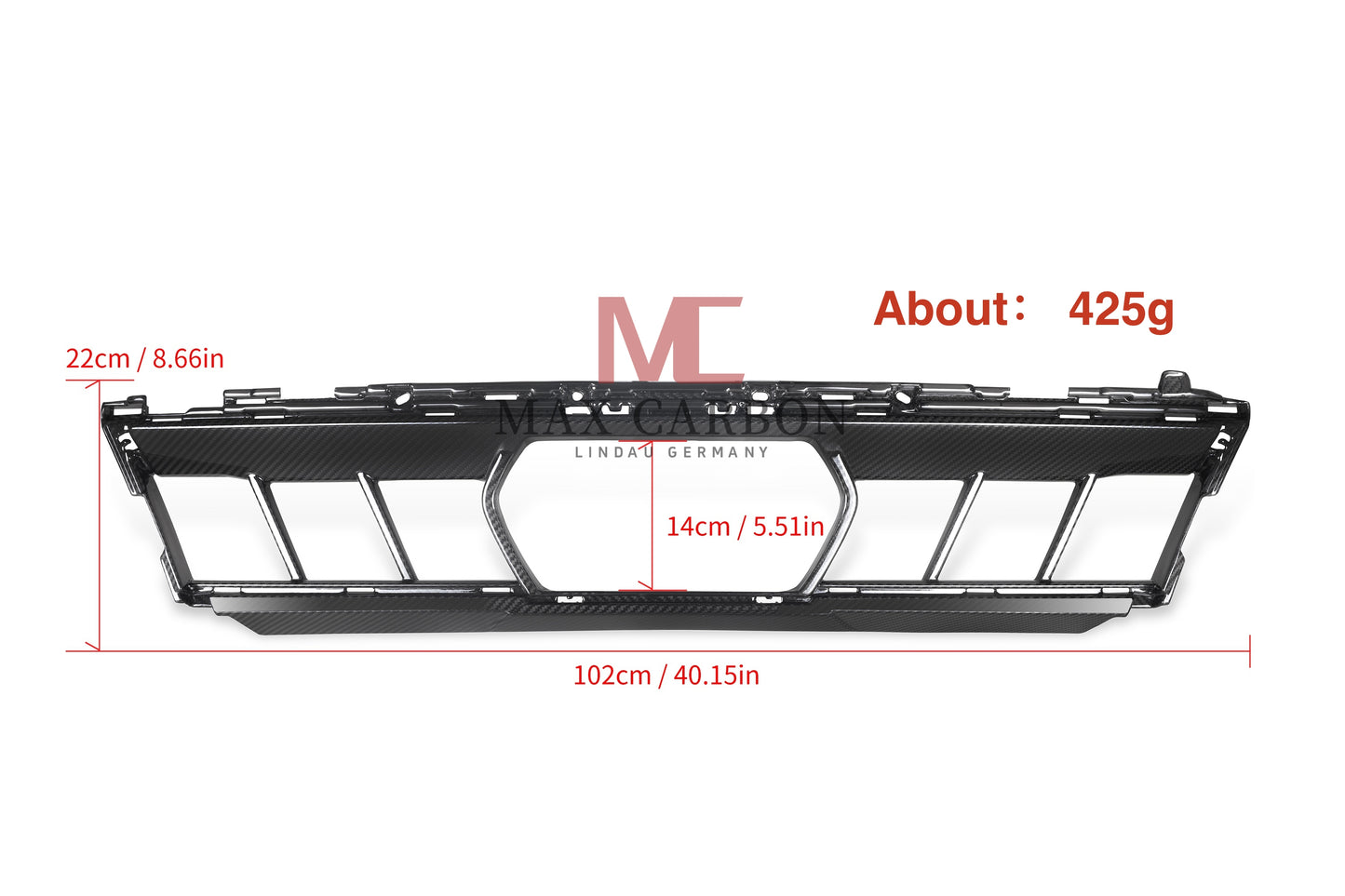 MC MAX CARBON Performance Front Air Intakes Covers for BMW G05 LCI X5 