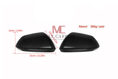 MAX CARBON Performance replacement mirror caps for AUDI Q8 SQ8 RSQ8 4M Lamborghini Urus