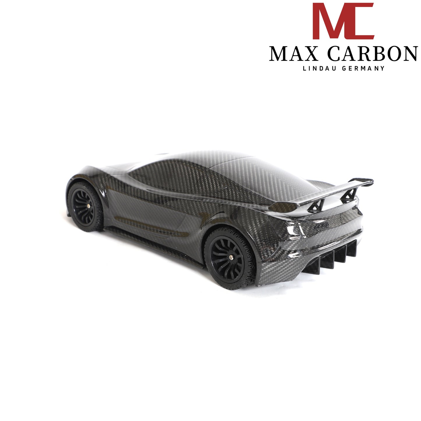 MAX CARBON Lifestyle Real Carbon Forged Carbon Hybrid Carbon Model Car made of Dry Carbon Prepreg 1:18 Sports Car Design Model Car