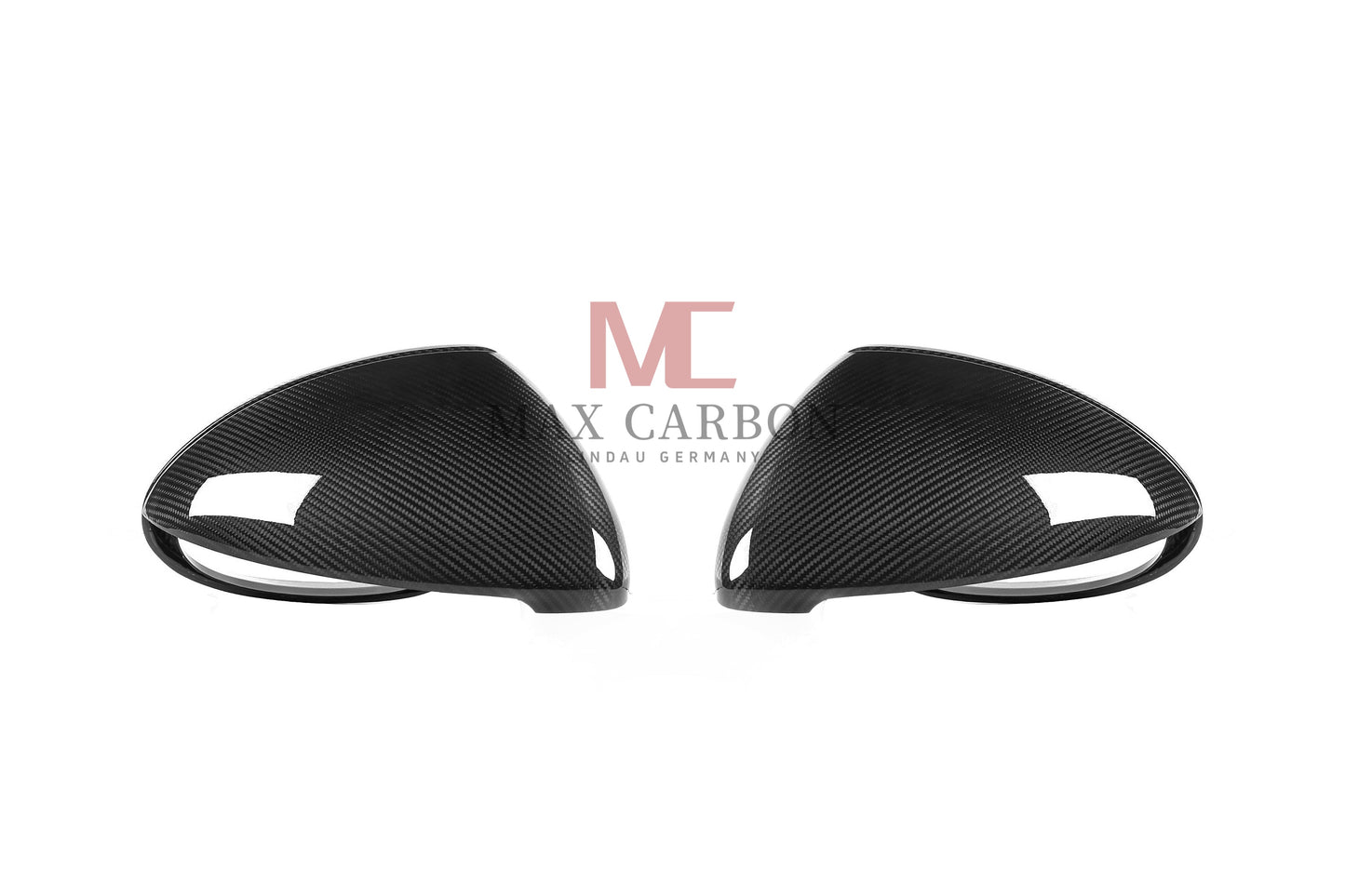 Coques de rétroviseurs de rechange MC Performance MAX CARBON pour Porsche Cayenne 958.2 92A de 2014 à 2017 