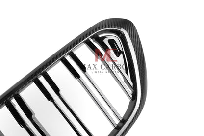 MC MAX CARBON Dry Carbon Performance Grille Replacement for BMW G32 6 Series 