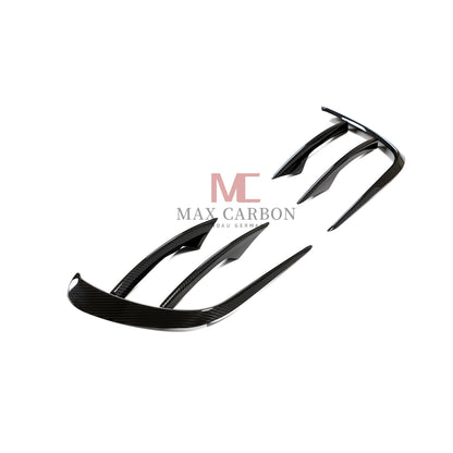 MC Performance 6PCS Carbon Front Bumper Canards for Mercedes Benz E Class W213 S213 E300 E350 E400 E450