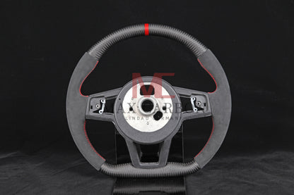 MC MAX CARBON Performance Dry Matt Carbon Steering Wheel with Clasp Replacement for Audi R8 4S