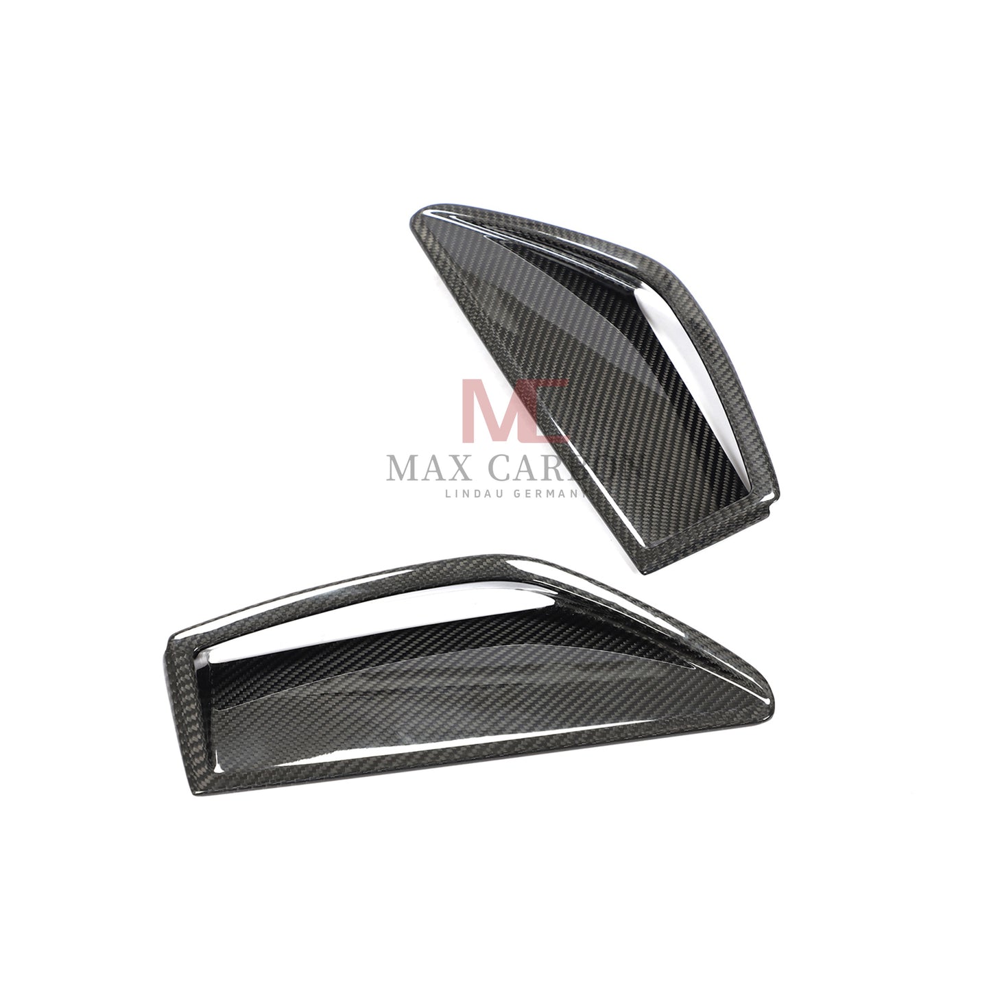 MC MAX CARBON Performance Fiber Front Bumper Scoop Trims for Audi RS6 Avant Wagon 