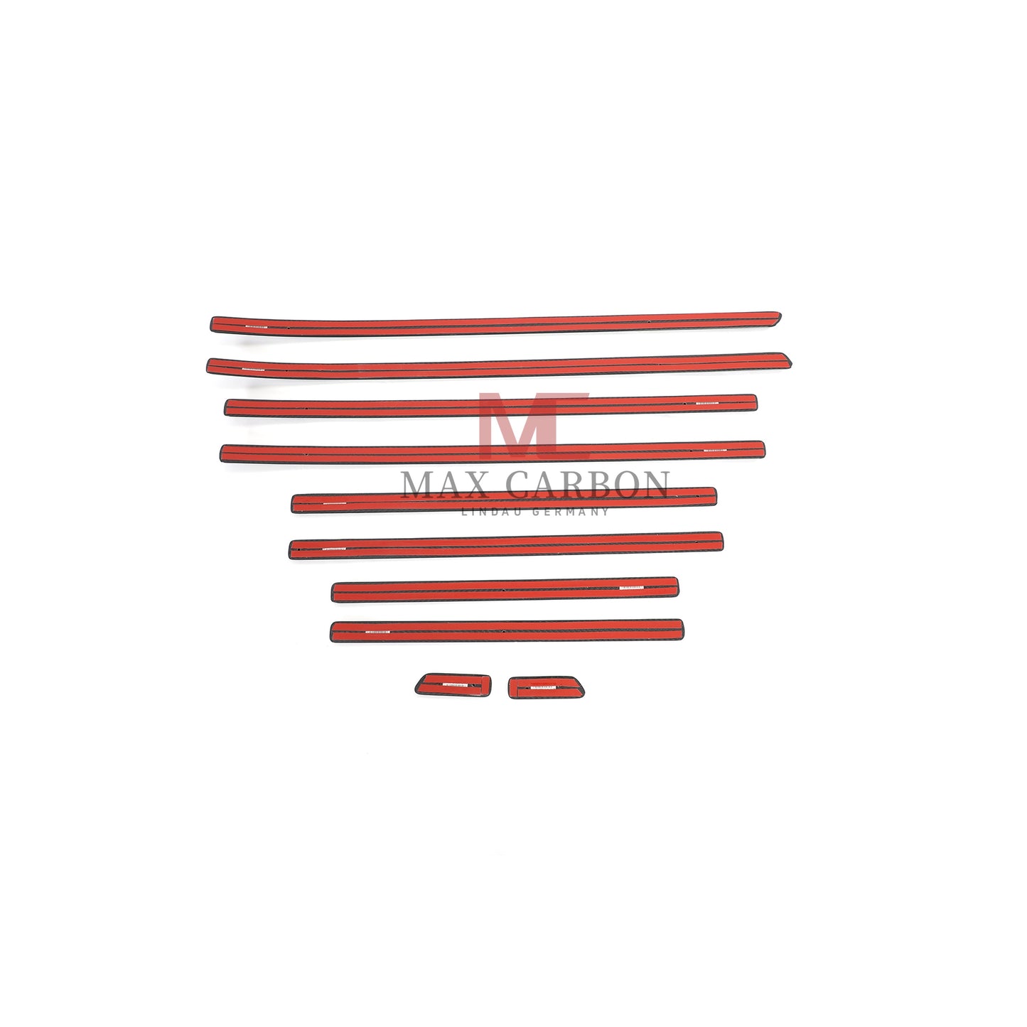 MC MAX CARBON Performance Carbon Side Stripes Stickers for Mercedes G Class W464 G63 G65 G500