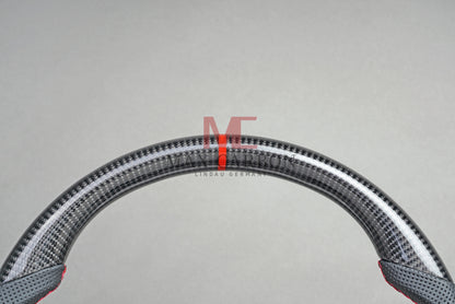 MC MAX CARBON Performance Volant de remplacement en carbone sec brillant pour Audi R8 4S