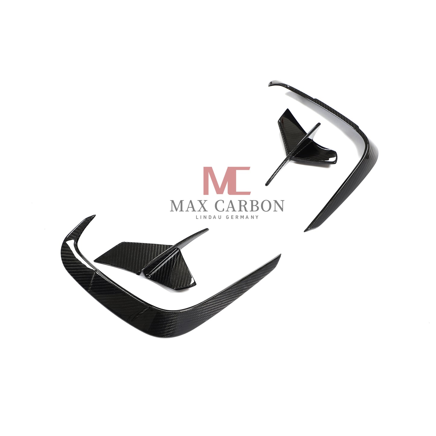 MC MAX CARBON DRY CARBON PREPREG rear panels AERO FLICKER for BMW G14 G15 M850i