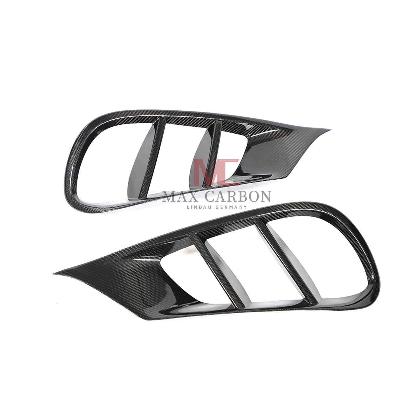 MC Performance for Mercedes Benz E Class W212 S212 Carbon Fiber Front Bumper Vent Trims