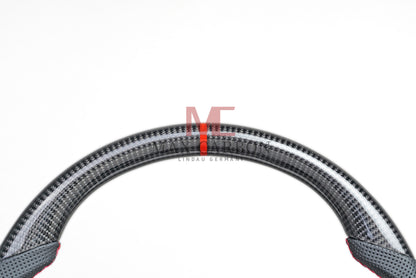 MC MAX CARBON Performance Volant de remplacement en carbone sec brillant pour Audi R8 4S