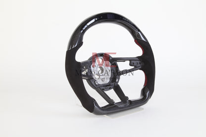 MC MAX CARBON Performance Dry Carbon Smart Steering Wheel LED Sport for Audi R8 4S